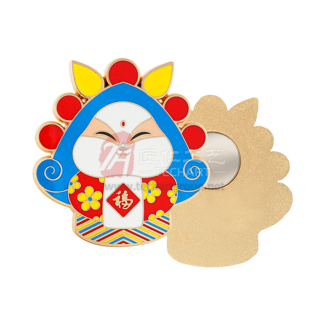 Chinese - style haracter Hard Enamel Fridge Magnet.jpg