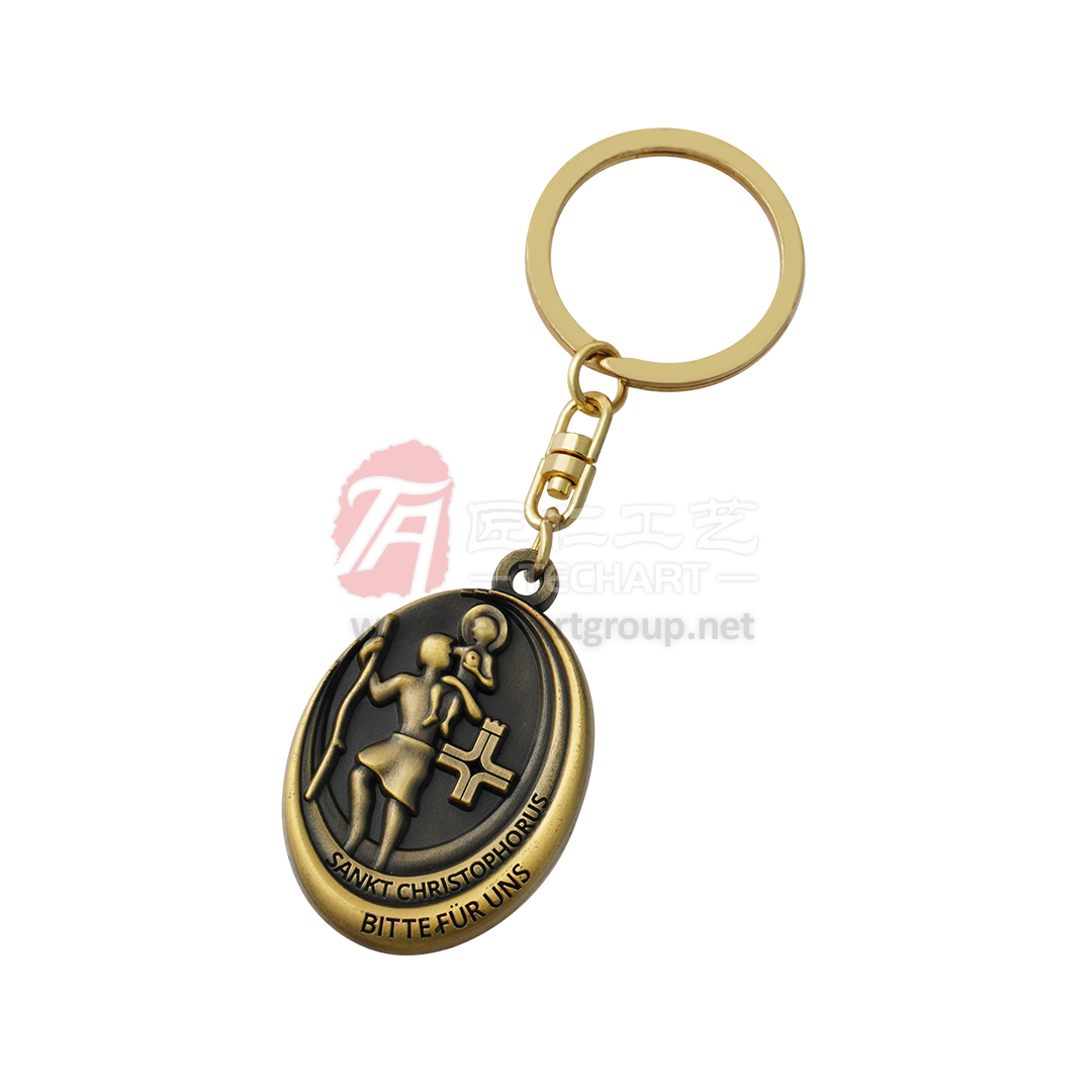 Religious zinc  alloy keychain.jpg
