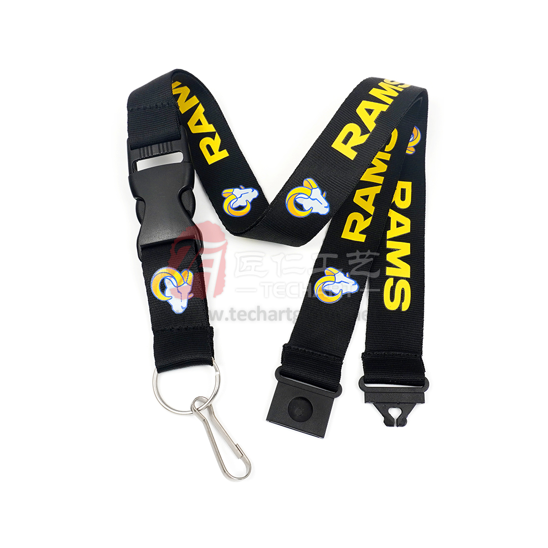 custom black nylon lanyard.jpg