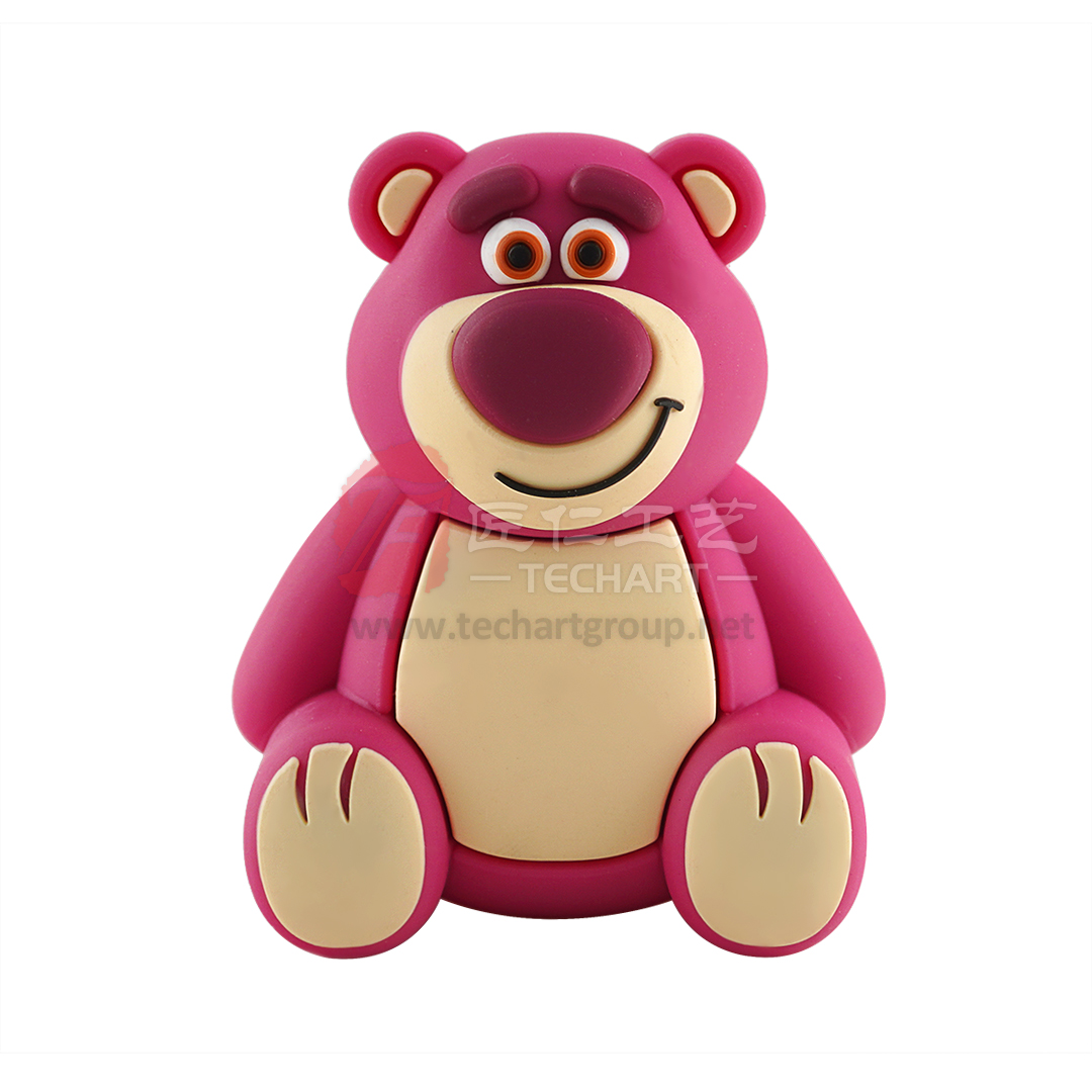 PVC Strawberry Bear Ornament .jpg
