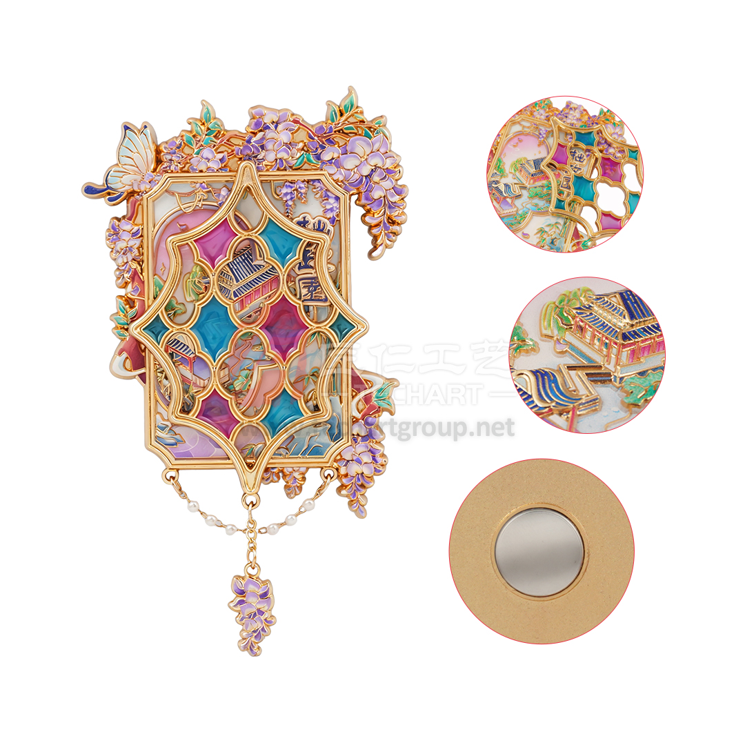 Two-piece Rotating Pearl Refrigerator Magnet.jpg