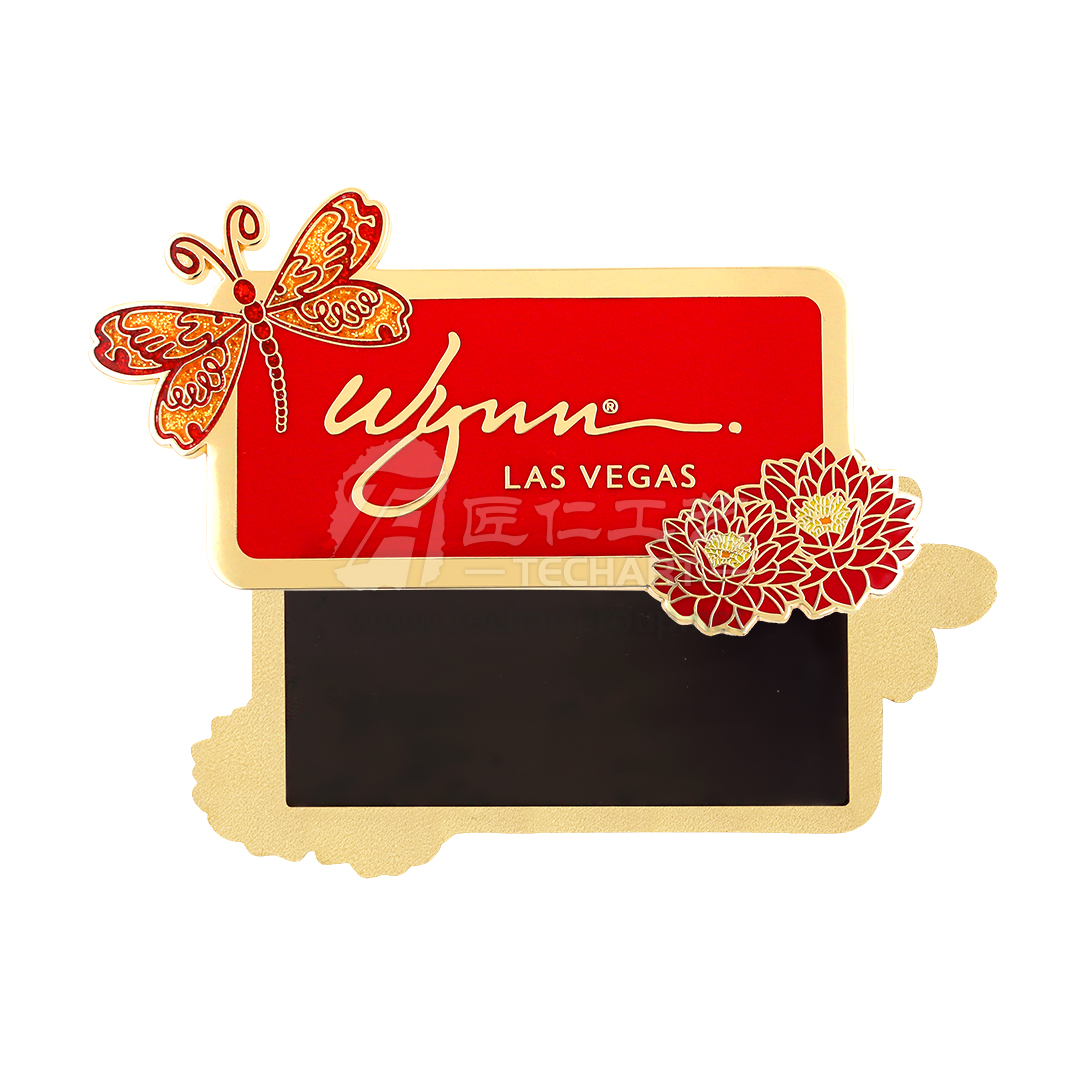 Las Vegas Hard Enamel Fridge Magnet.jpg