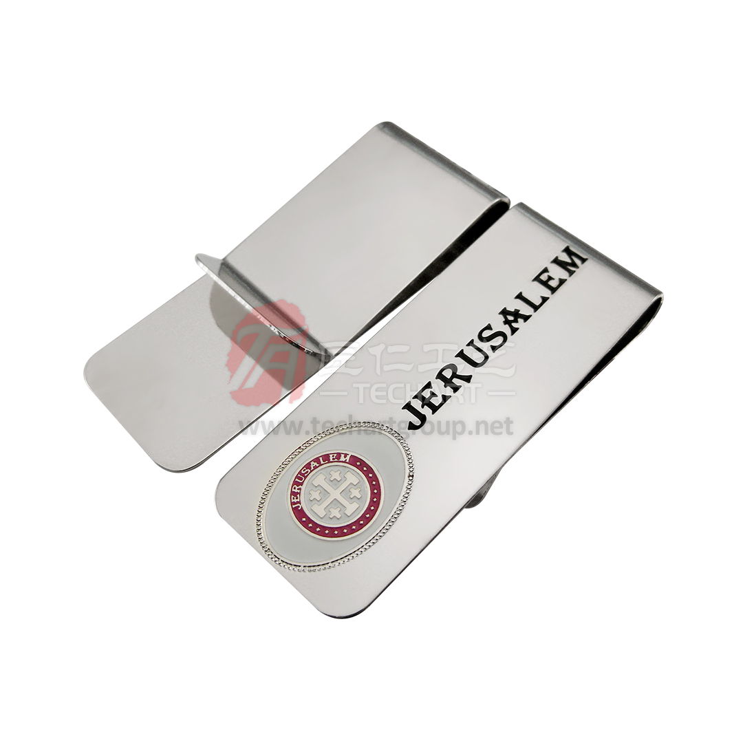 Jerusalem - themed silver - plated money clips .jpg