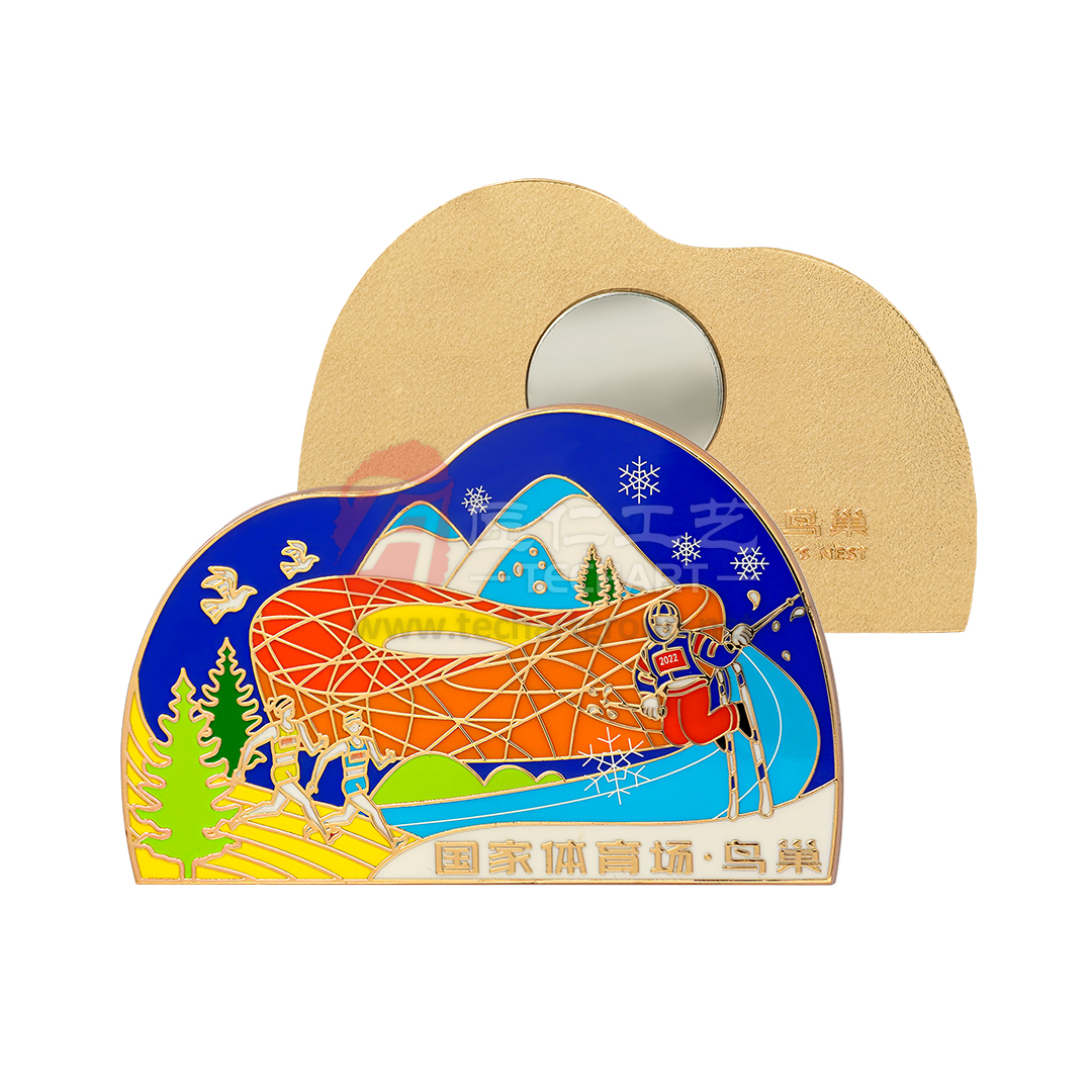 National Stadium (Bird's Nest) Hard Enamel Fridge Magnet.jpg