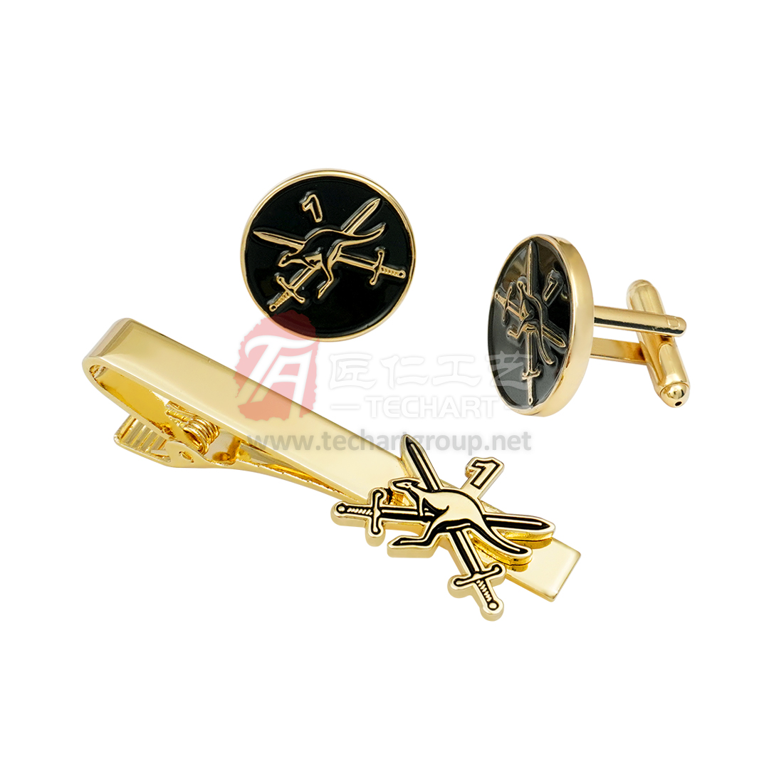 Military - themed tie bars and cufflinks .jpg