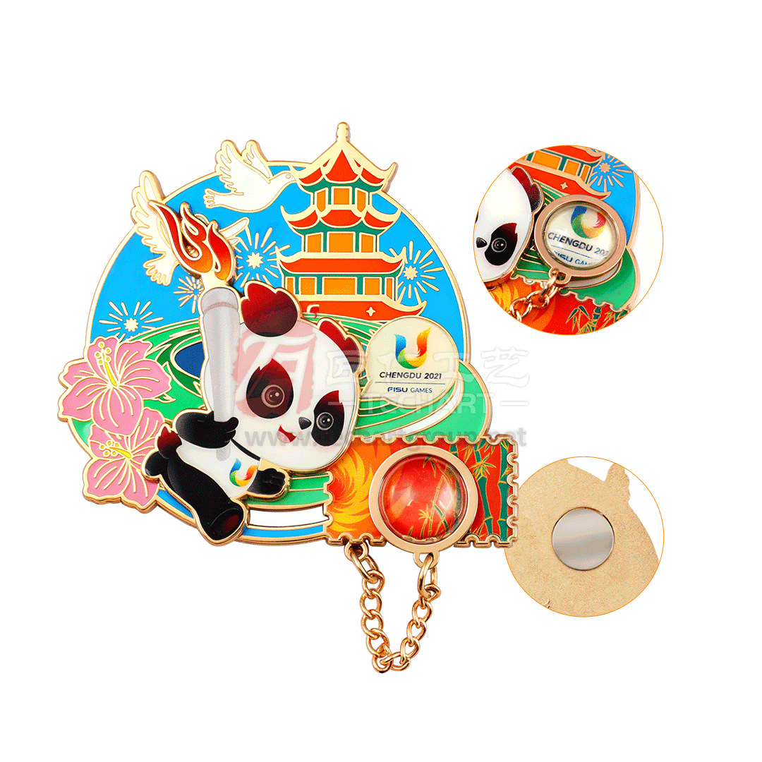 Sliding Refrigerator Magnet with Magnifying Glass.gif