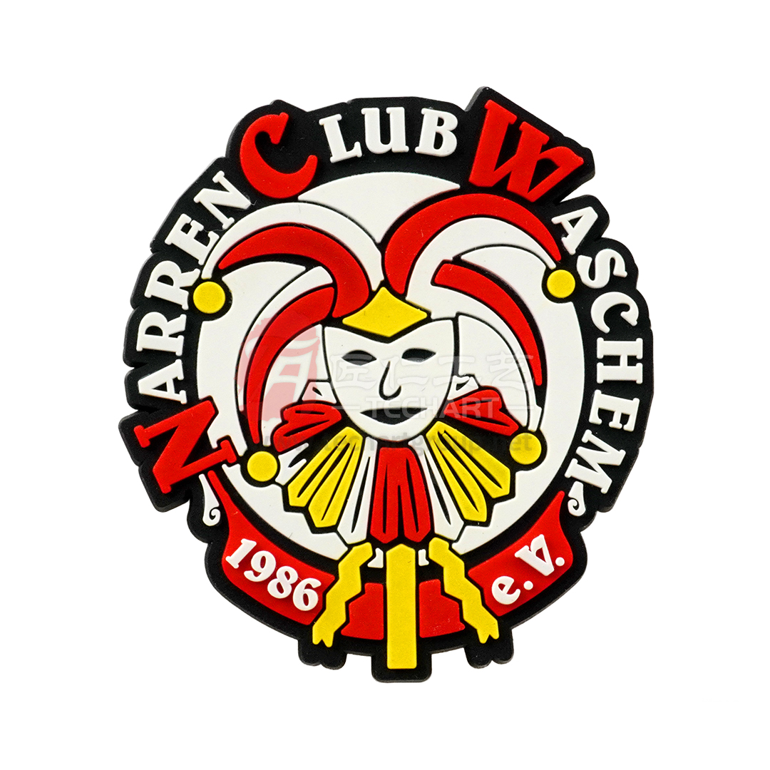 PVC narren club waschem lapel pin.jpg