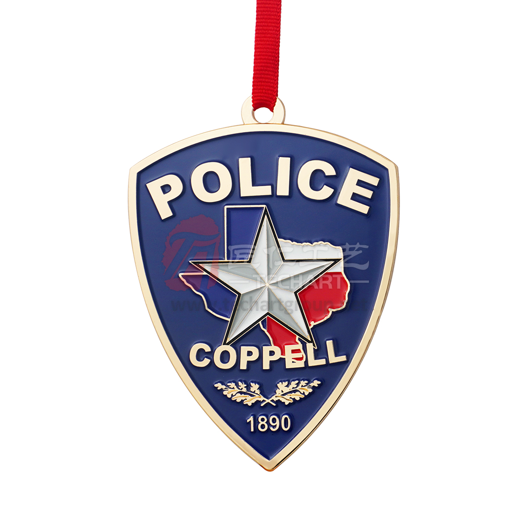 Custom Police Metal Ornament.jpg