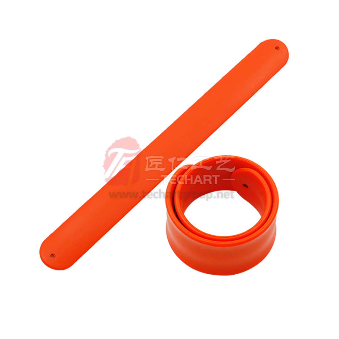 Red Silicone Slap - on Wristband .jpg